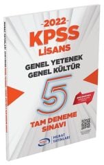 SÜPER FİYAT - Murat KPSS Genel Yetenek Genel Kültür Lisans 5 Deneme PDF Çözümlü Murat Yayınları