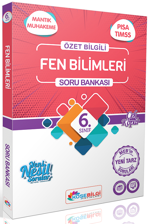 Köşebilgi 6. Sınıf Fen Bilimleri Soru Bankası Köşebilgi Yayınları