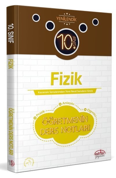 Editör 10. Sınıf Fizik Öğretmenin Ders Notları Editör Yayınları