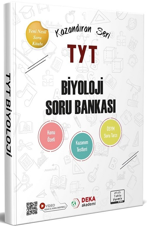 Deka Akademi YKS TYT Biyoloji Soru Bankası Deka Akademi Yayınları