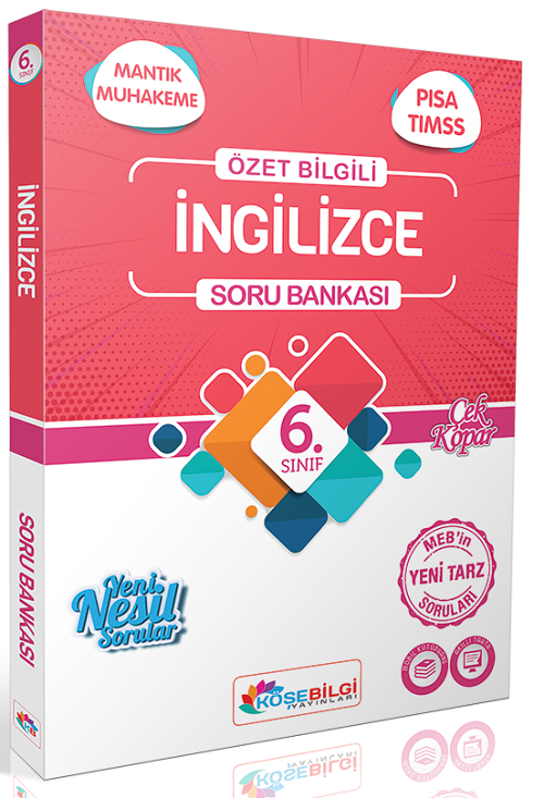 Köşebilgi 6. Sınıf İngilizce Soru Bankası Köşebilgi Yayınları