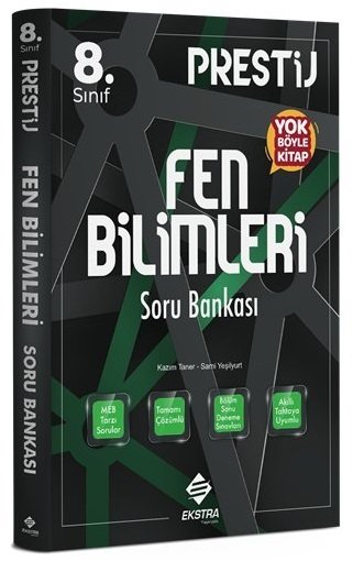 Ekstra 8. Sınıf Fen Bilimleri Prestij Soru Bankası Ekstra Yayıncılık