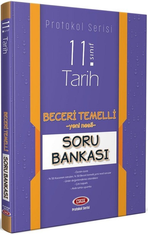 Data 11. Sınıf Tarih Beceri Temelli Soru Bankası Protokol Serisi Data Yayınları