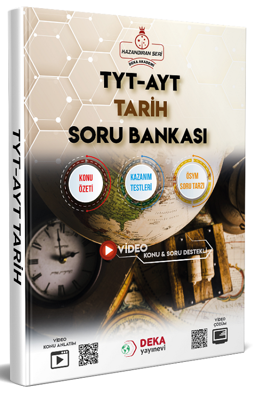 Deka Akademi YKS TYT AYT Tarih Soru Bankası Deka Akademi Yayınları