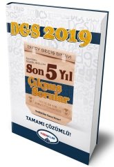 SÜPER FİYAT - Yediiklim 2019 DGS Çıkmış Sorular Son 5 Yıl Çözümlü Yediiklim Yayınları