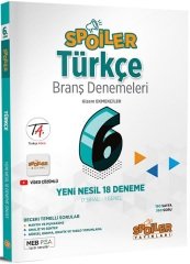 Spoiler 6. Sınıf Matematik Spoiler 17 Deneme Spoiler Yayınları