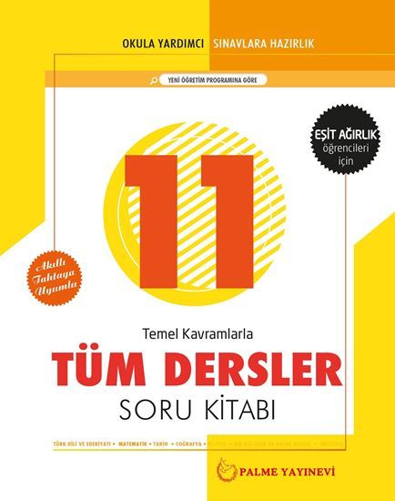 Palme 11. Sınıf Eşit Ağırlık Tüm Dersler Soru Kitabı Palme Yayınları