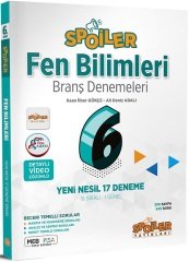 Spoiler 6. Sınıf Fen Bilimleri Spoiler 17 Deneme Spoiler Yayınları