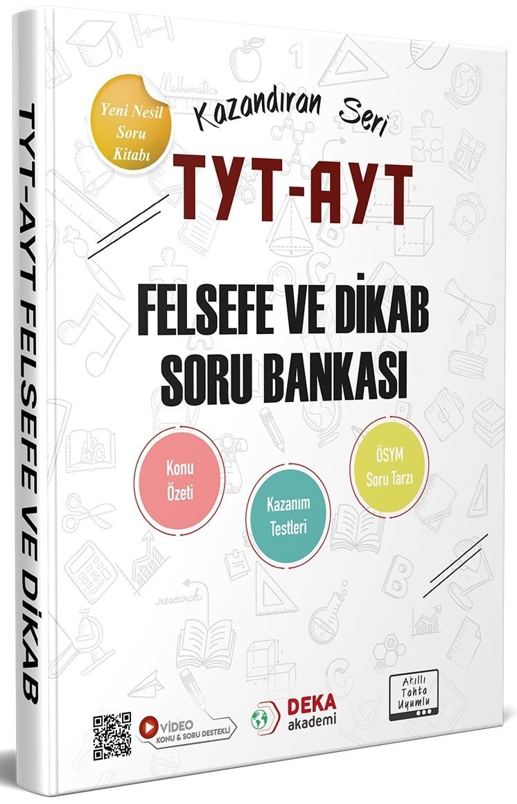 Deka Akademi YKS TYT AYT Felsefe ve Din Kültürü Soru Bankası Deka Akademi Yayınları