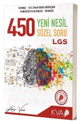 KVA Koray Varol 8. Sınıf LGS 450 Yeni Nesil Sözel Soru KVA Koray Varol Yayınları