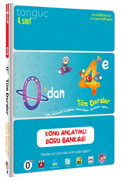 Tonguç 4. Sınıf 0 dan 4 e Tüm Dersler Konu Anlatımlı Soru Bankası Tonguç Akademi