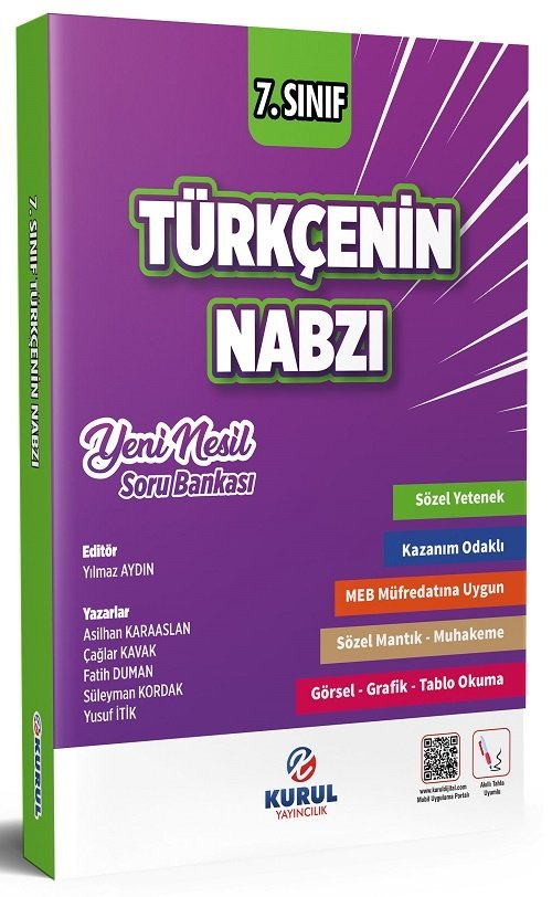 Kurul 7. Sınıf Türkçenin Nabzı Soru Bankası Kurul Yayıncılık