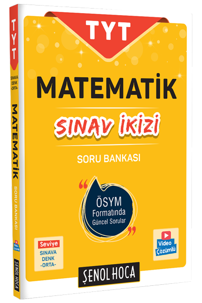 Şenol Hoca YKS TYT Matematik Sınav İkizi Soru Bankası Şenol Hoca Yayınları