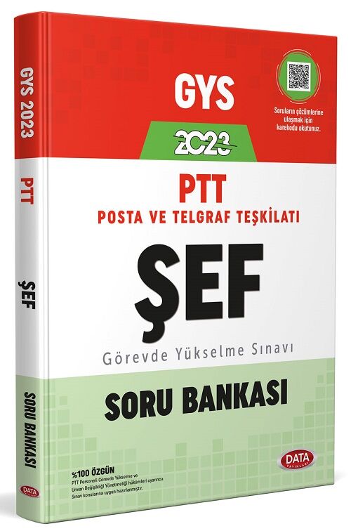 Data GYS PTT Şef Soru Bankası Görevde Yükselme Data Yayınları