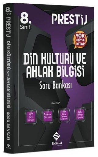 Ekstra 8. Sınıf Din Kültürü ve Ahlak Bilgisi Prestij Soru Bankası Ekstra Yayıncılık