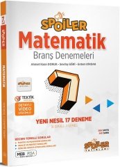 Spoiler 7. Sınıf Matematik Spoiler 17 Deneme Spoiler Yayınları