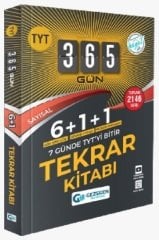 Gezegen YKS TYT Sayısal 365 Gün 6+1+1 Tekrar Kitabı Gezegen Yayınları