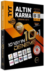 Altın Karma 2023 YKS TYT 10+1 Deneme Seti Altın Karma Yayınları