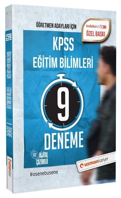 SÜPER FİYAT - Uzman Kariyer KPSS Eğitim Bilimleri 9 Deneme Dijital Çözümlü Uzman Kariyer Yayınları