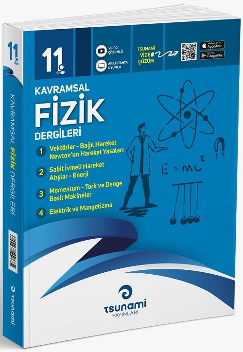 Tsunami 11. Sınıf Fizik Kavramsal Dergileri (4 Fasikül) Tsunami Yayınları