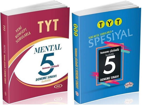 SÜPER FİYAT - Data YKS TYT 10 Deneme 2 li set Data + Editör Yayınları