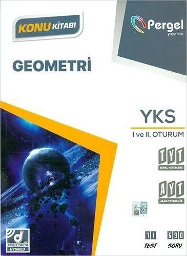 Pergel YKS TYT AYT Geometri Konu Kitabı Pergel Yayınları