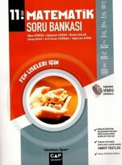 Çap Yayınları 11. Sınıf Matematik Soru Bankası Fen Lisesi Video Çözümlü Çap Yayınları