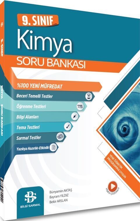 Bilgi Sarmal 9. Sınıf Kimya Soru Bankası Video Çözümlü Bilgi Sarmal Yayınları