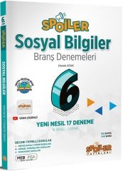 Spoiler 6. Sınıf Sosyal Bilgiler Spoiler 17 Deneme Spoiler Yayınları