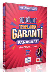 Paraf YKS TYT Paragraf Z Takımı 10 Günde Temel Atma Garanti Video Ders Kitabı - Öznur Saat Yıldırım Paraf Yayınları