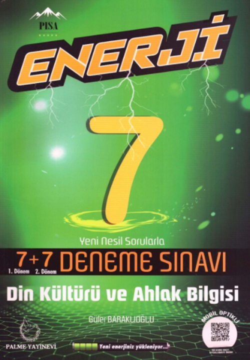 Palme 7. Sınıf Din Kültürü ve Ahlak Bilgisi Enerji 7+7 Deneme Palme Yayınları