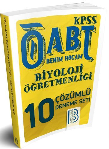 SÜPER FİYAT - Benim Hocam 2019 ÖABT Biyoloji Öğretmenliği 10 Deneme Çözümlü Benim Hocam Yayınları