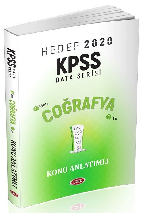 SÜPER FİYAT - Data 2020 KPSS Coğrafya Konu Anlatımlı Data Yayınları