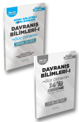 Emsal 2023-24 Açıköğretim Güz Davranış Bilimleri Konu Anlatımlı Soru Bankası + 14 Deneme 2 li Set Emsal Yayınları