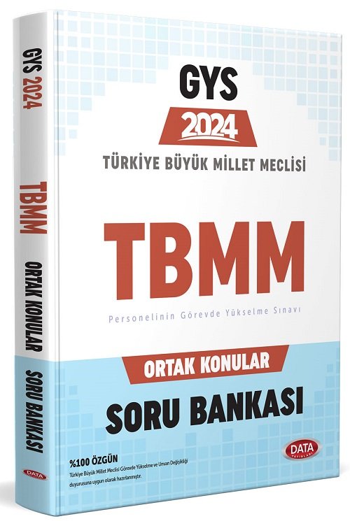 Data 2024 GYS TBMM Ortak Konular Soru Bankası Görevde Yükselme Data Yayınları