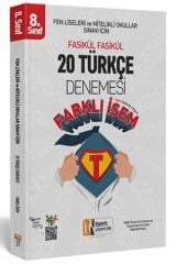 İsem 8. Sınıf LGS ve Fen Liseleri Sınavı 20 Türkçe Denemesi İsem Yayınları