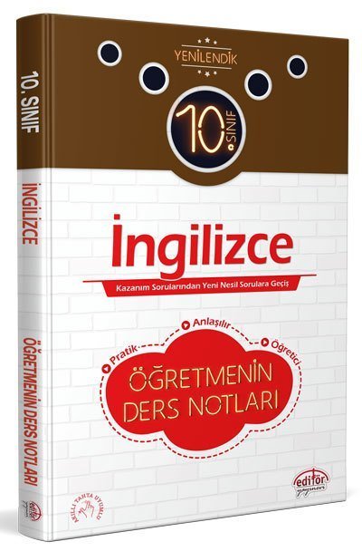 Editör 10. Sınıf İngilizce Öğretmenin Ders Notları Editör Yayınları