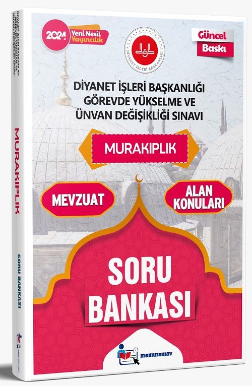 Memur Sınav 2024 DİB Diyanet İşleri Başkanlığı Murakıplık Soru Bankası Görevde Yükselme Memur Sınav