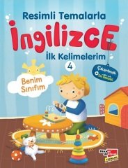 Dikkat Atölyesi Resimli Temalarla İngilizce İlk Kelimelerim 4 - Benim Sınıfım Dikkat Atölyesi Yayınları