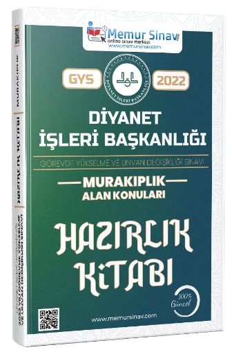 Memur Sınav 2022 DİB Diyanet İşleri Başkanlığı Murakıplık Alan Konuları Konu Anlatımlı Hazırlık Kitabı Görevde Yükselme Memur Sınav