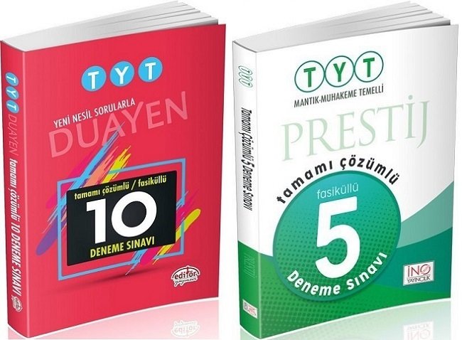 SÜPER FİYAT - Editör YKS TYT 15 Deneme 2 li Set Editör + İnovasyon Yayınları