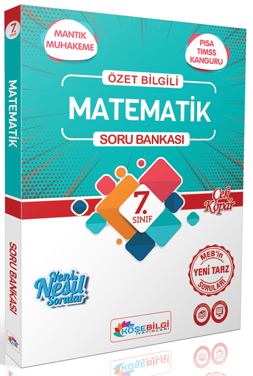 Köşebilgi 7. Sınıf Matematik Soru Bankası Köşebilgi Yayınları