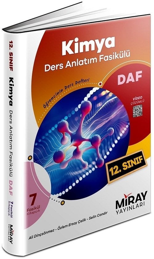 Miray 12. Sınıf Kimya DAF Ders Anlatım Fasikülü Miray Yayınları