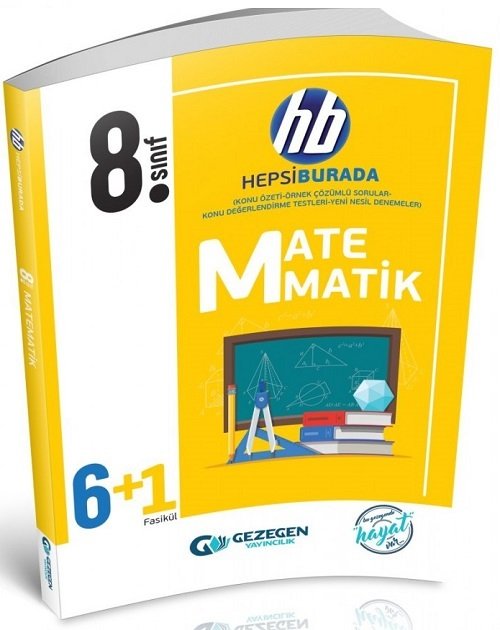 Gezegen 8. Sınıf Matematik 6 + 1 Fasikül Gezegen Yayınları