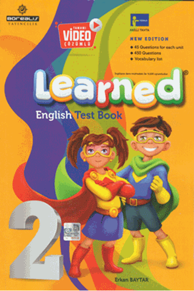 Borealis 2. Sınıf Learned English Test Book Borealis Yayıncılık