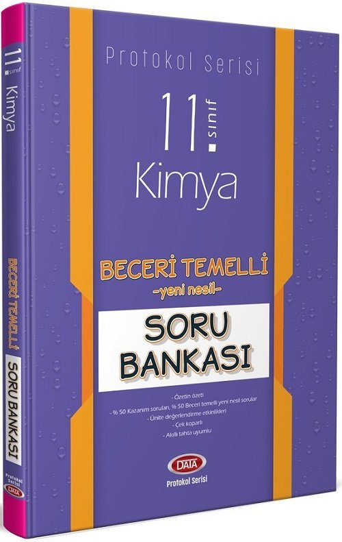 Data 11. Sınıf Kimya Beceri Temelli Soru Bankası Protokol Serisi Data Yayınları