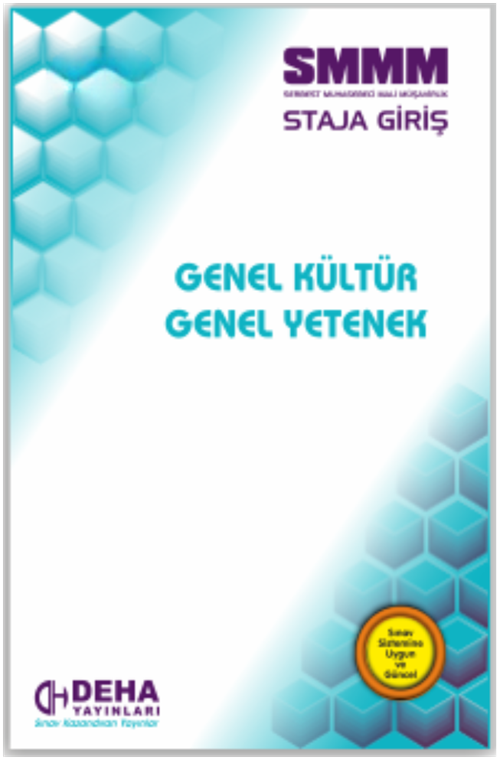 Deha SMMM Staja Giriş Genel Kültür Genel Yetenek Konu Anlatımlı Deha Yayınları