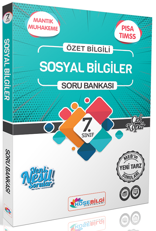 Köşebilgi 7. Sınıf Sosyal Bilgiler Soru Bankası Köşebilgi Yayınları