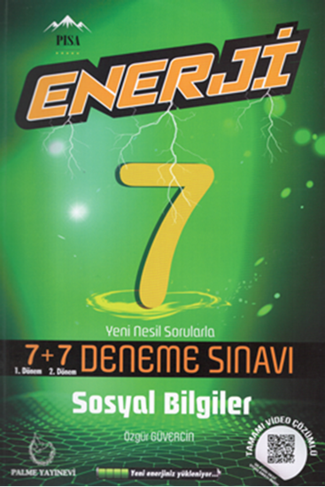 Palme 7. Sınıf Sosyal Bilgiler Enerji 7+7 Deneme Palme Yayınları