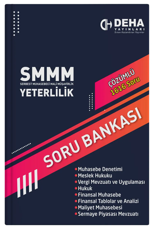 Deha SMMM Yeterlilik Soru Bankası Çözümlü Deha Yayınları